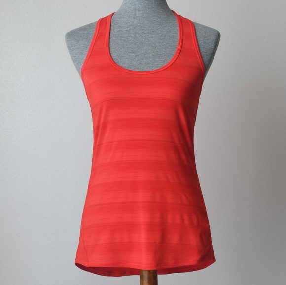 Athleta Racerback Monochrome Striped Tank - Picture 4 of 9